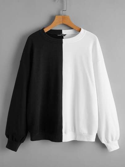 Black and white sweatshirt