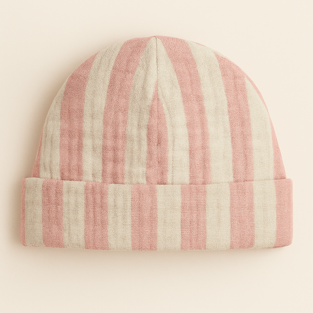 Striped baby hat
