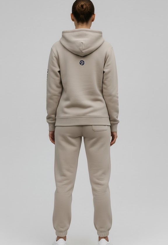 BSNO25008 · Women’s zip top and trousers set · Back view