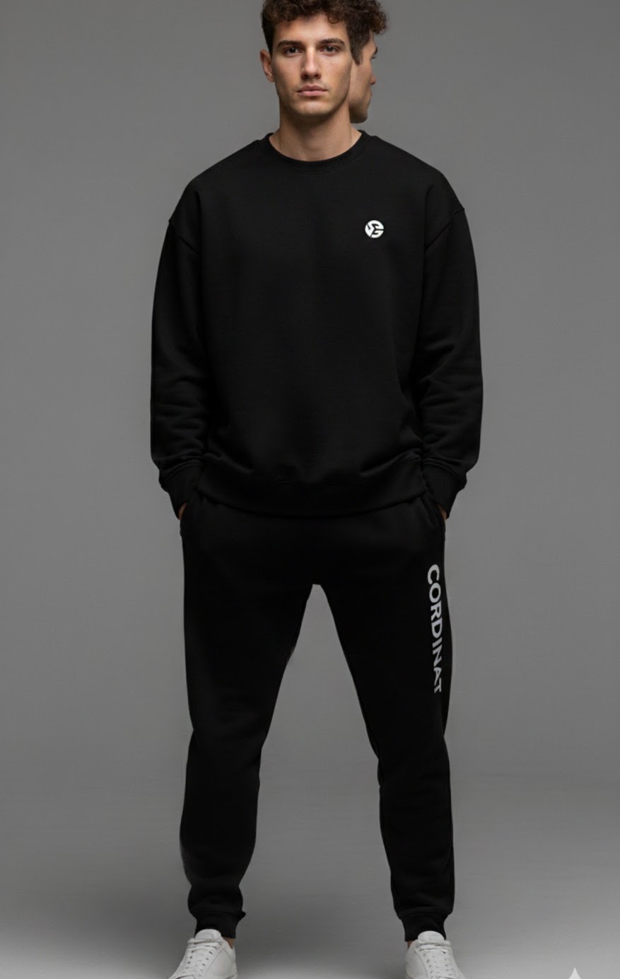 BSNO25003 · Men’s sweatshirt and trousers set · Front view