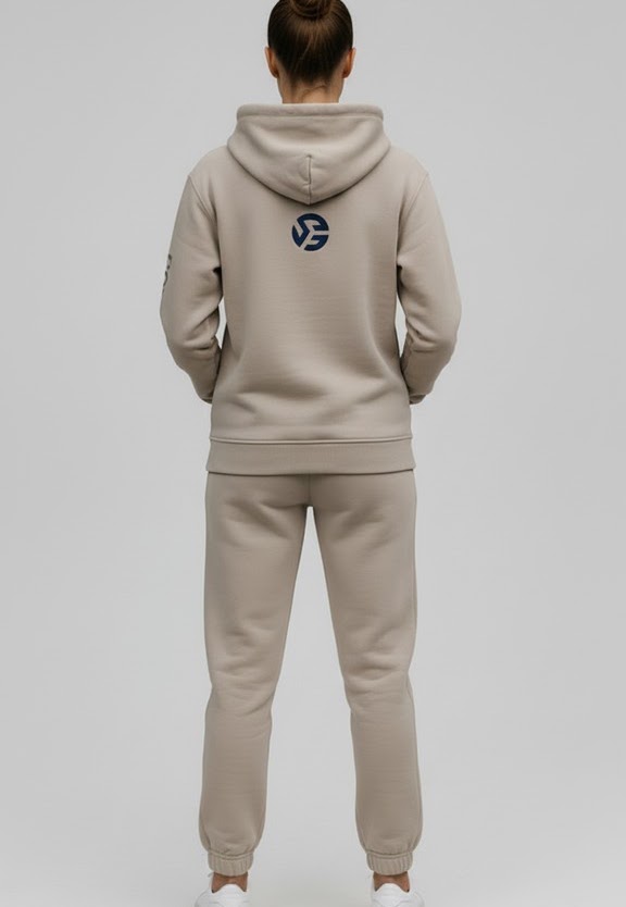 BSNO25007 · Women’s hoodie and trousers set · Back view