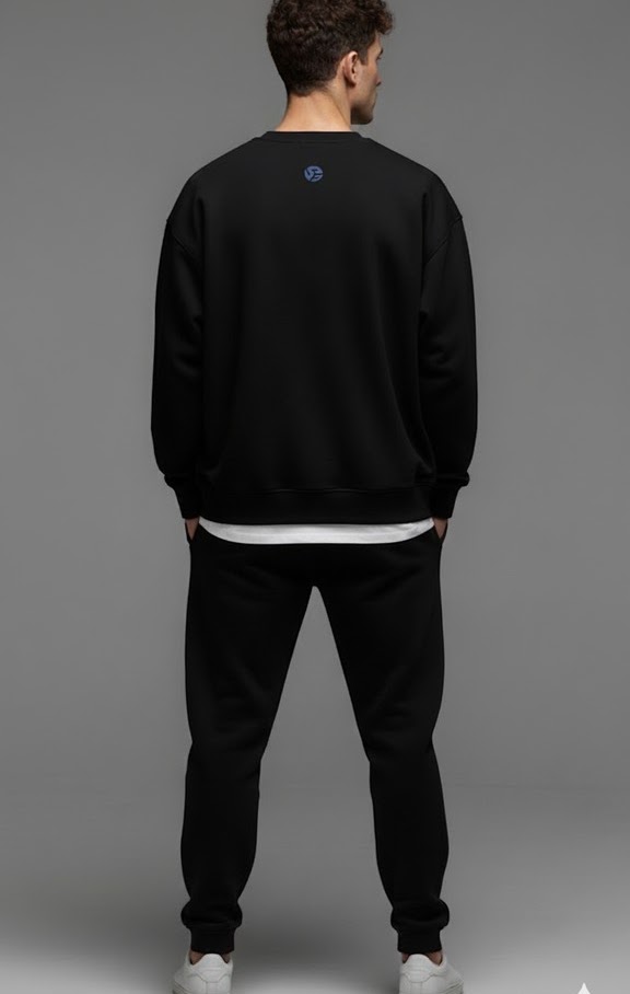BSNO25003 · Men’s sweatshirt and trousers set · Back view